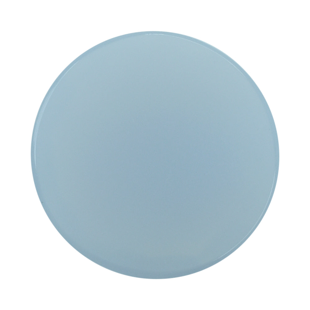 NATURAL CHALCEDONY ROSE CUT ROUND CAB 18MM 9.23 Cts.