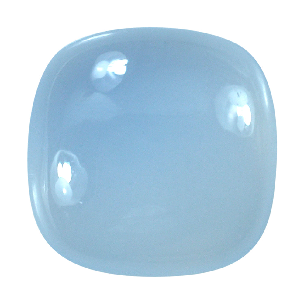 NATURAL CHALCEDONY CUSHION CAB (FLAT) 12MM 4.53 Cts.