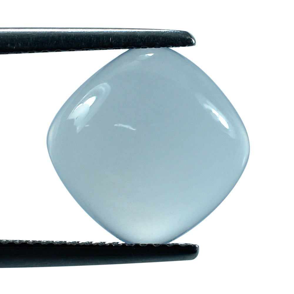 NATURAL CHALCEDONY CUSHION CAB (FLAT) 12MM 4.53 Cts.