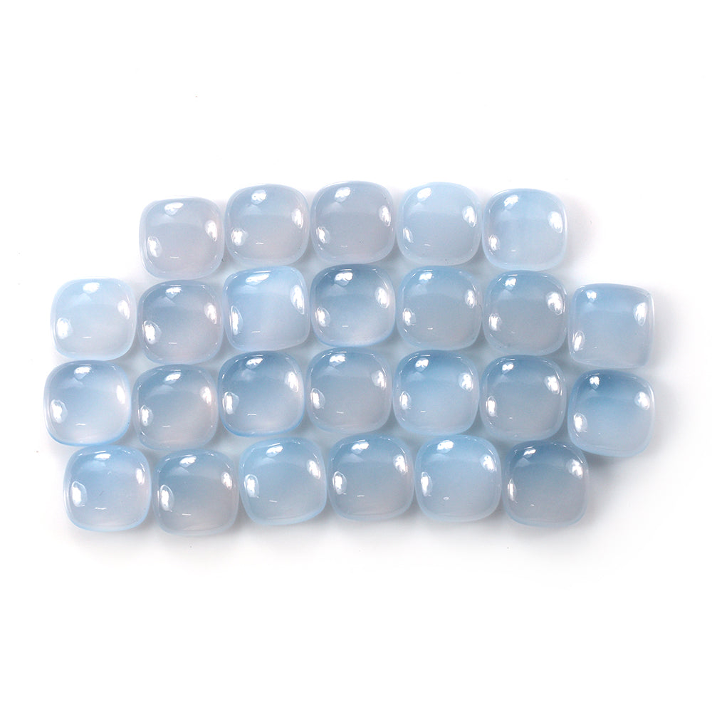 NATURAL CHALCEDONY CUSHION CAB (FLAT) 12MM 4.53 Cts.