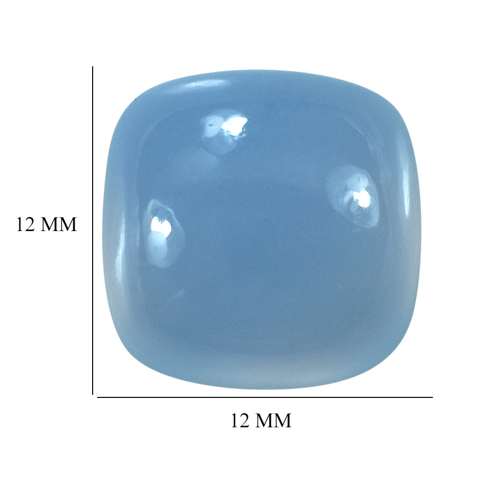 NATURAL CHALCEDONY CUSHION CAB 12MM 7.15 Cts.