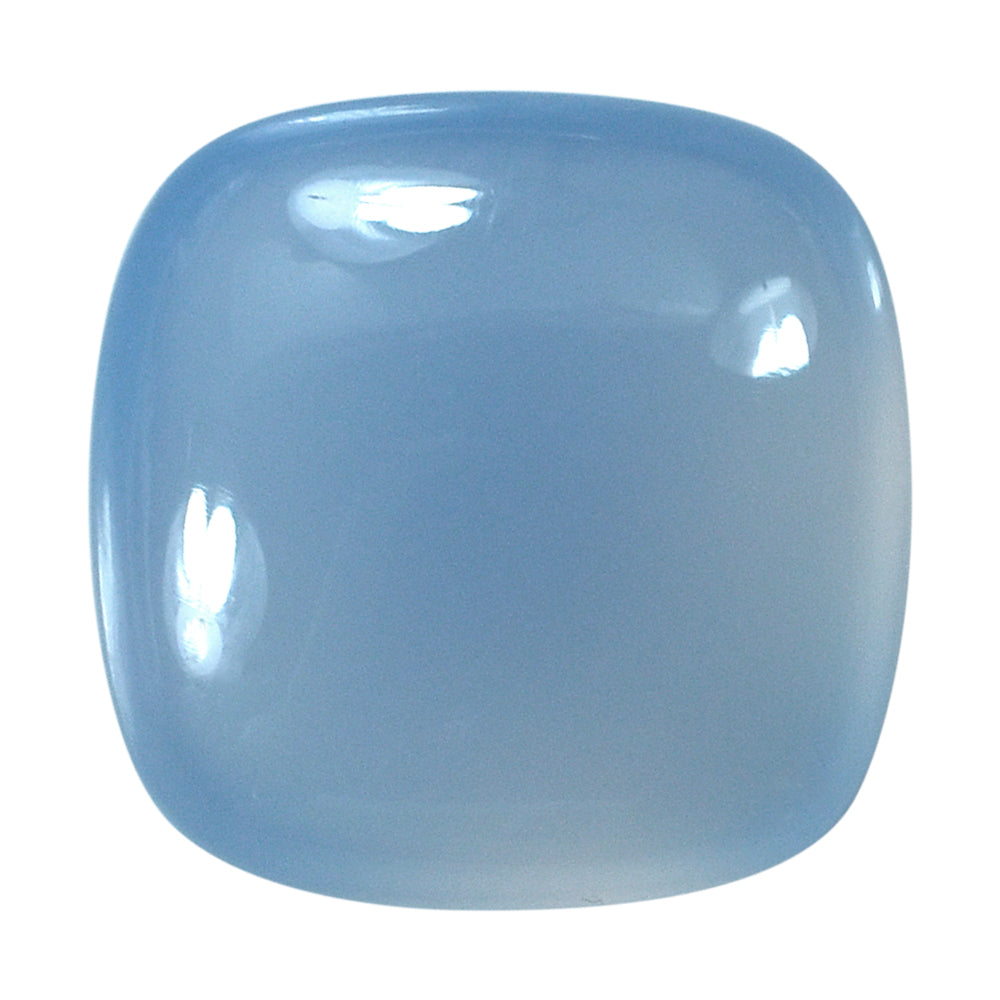 NATURAL CHALCEDONY LENTIL CUSHION 12MM 6.55 Cts.