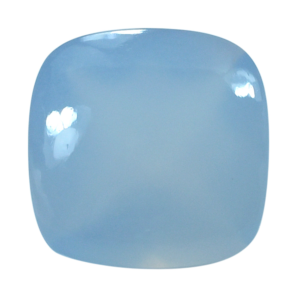 NATURAL CHALCEDONY BUFFTOP CUSHION 10MM 3.80 Cts.