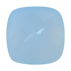 NATURAL CHALCEDONY BUFFTOP CUSHION 10MM 3.80 Cts.