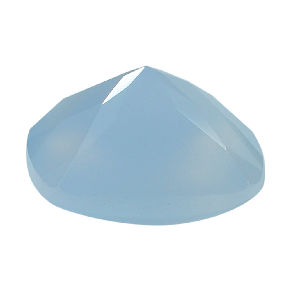 NATURAL CHALCEDONY BUFFTOP CUSHION 10MM 3.80 Cts.