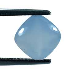 NATURAL CHALCEDONY BUFFTOP CUSHION 10MM 3.80 Cts.