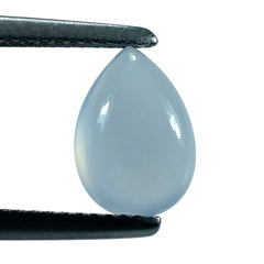 NATURAL CHALCEDONY PEAR CAB 10X7MM 1.83 Cts.