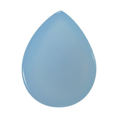 NATURAL CHALCEDONY PEAR CAB 13X10MM 4.64 Cts.