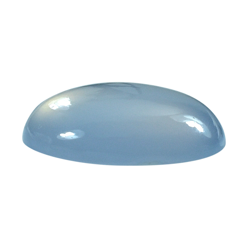 NATURAL CHALCEDONY OVAL CAB 18X16MM 12.20 Cts.