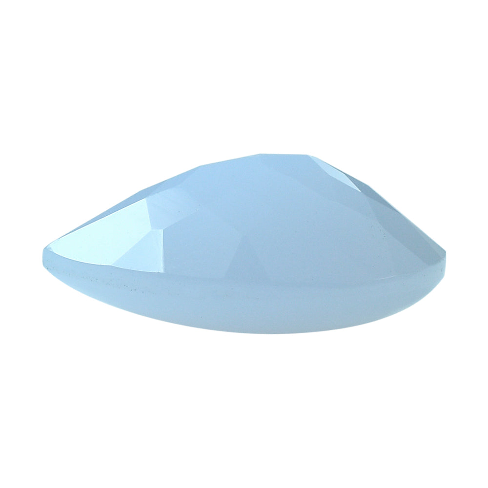 NATURAL CHALCEDONY BUFFTOP PEAR 20X14MM 12.90 Cts.