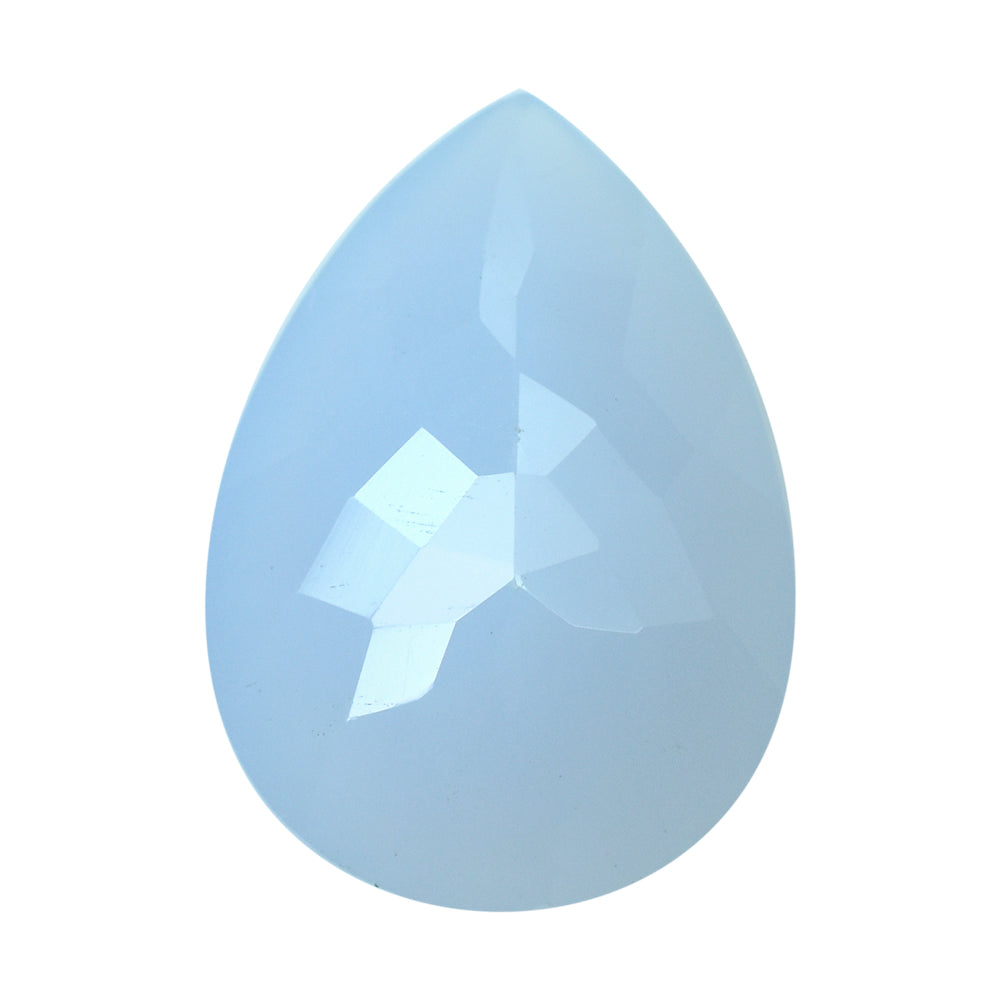 NATURAL CHALCEDONY BUFFTOP PEAR 20X14MM 12.90 Cts.