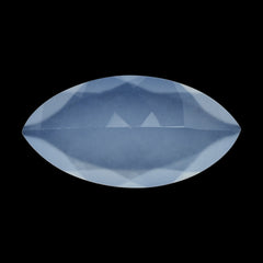 NATURAL BLUE CHALCEDONY CUT MARQUISE 16X8MM 3.15 Cts.