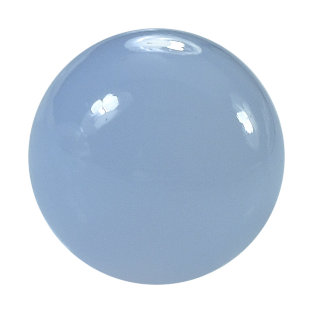 NATURAL BLUE CHALCEDONY PLAIN DROP 18X11MM 13.66 Cts.