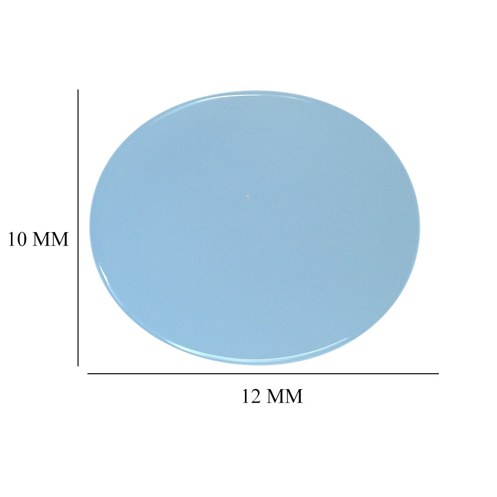 NATURAL CHALCEDONY OVAL PLATES 12X10MM 4.21 Cts.