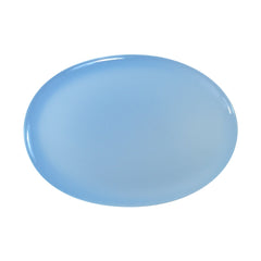 NATURAL CHALCEDONY OVAL CAB 18X13MM 8.79Cts.