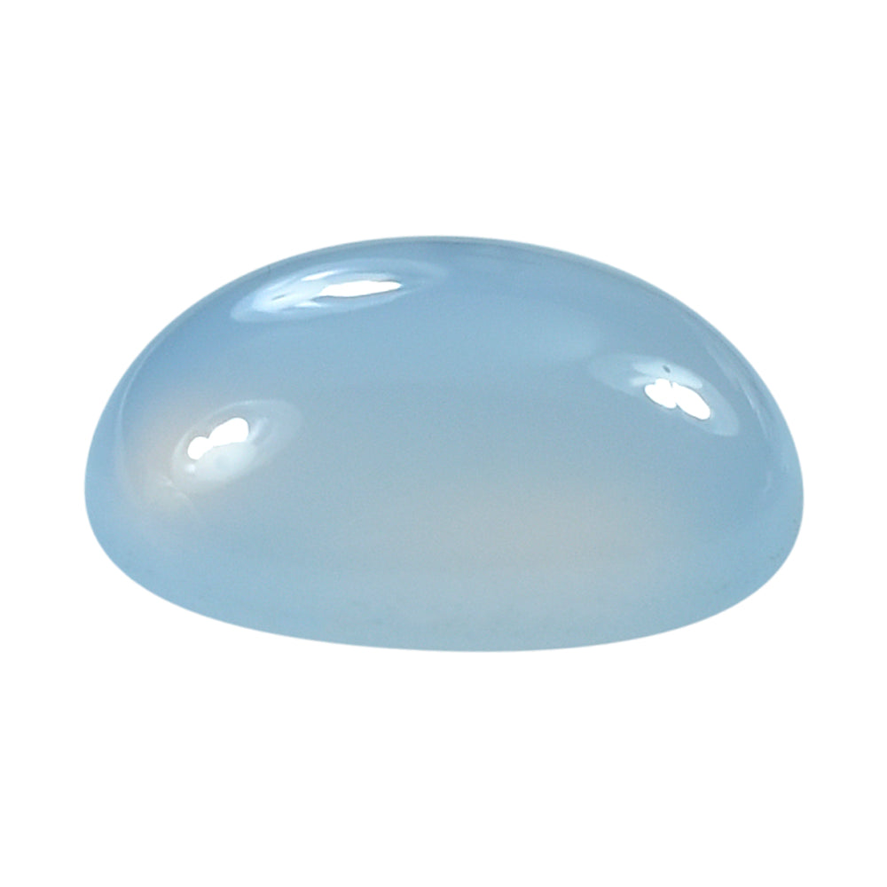 NATURAL CHALCEDONY OVAL CAB 11X9MM 3.5Cts.