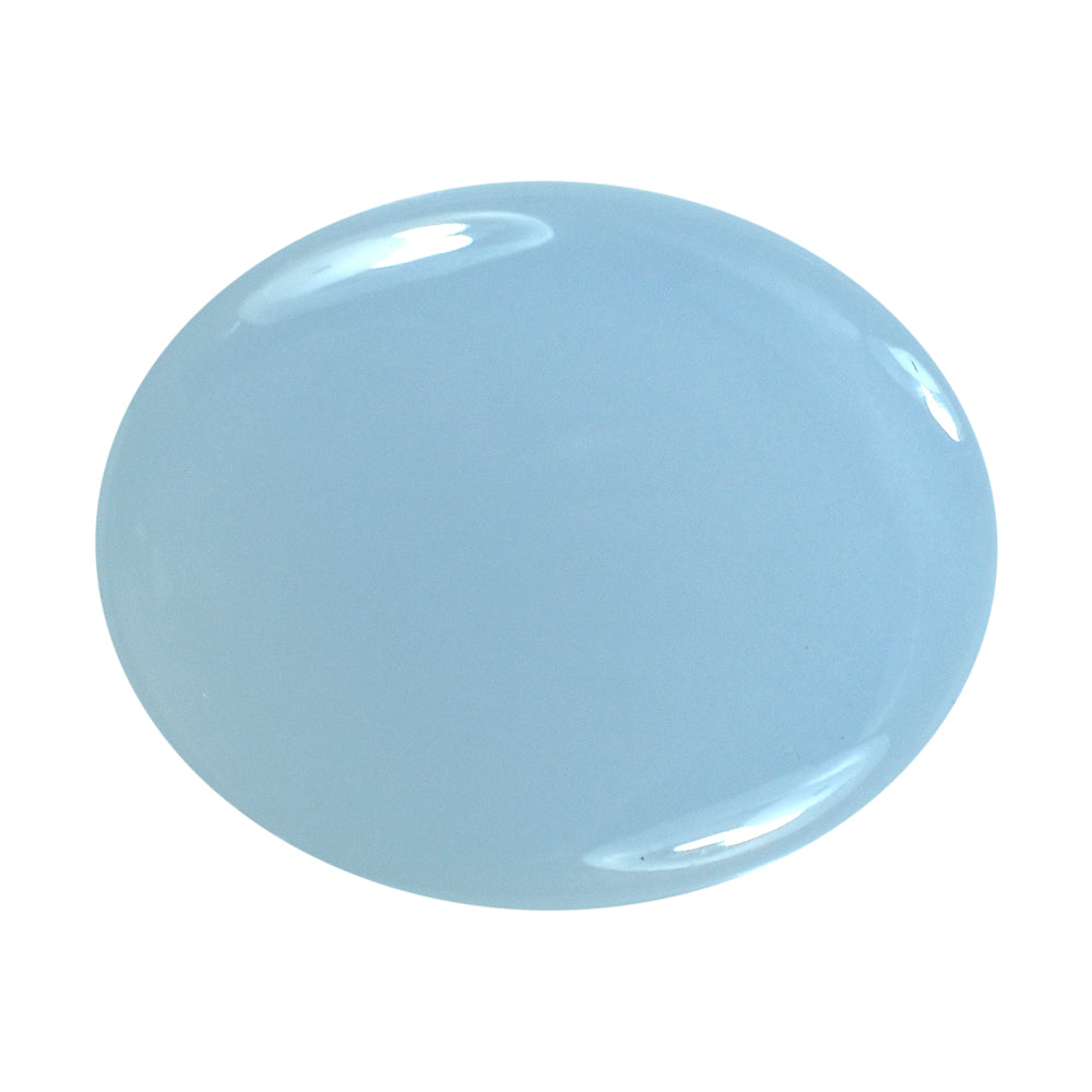 NATURAL CHALCEDONY FLAT OVAL CAB 22X17.50MM 7.35Cts.