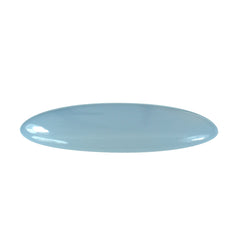 NATURAL CHALCEDONY FLAT OVAL CAB 22X17.50MM 7.35Cts.