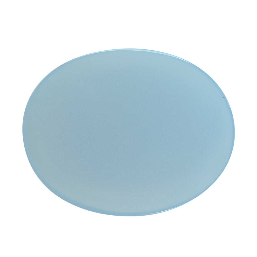 NATURAL CHALCEDONY FLAT OVAL CAB 22X17.50MM 7.35Cts.