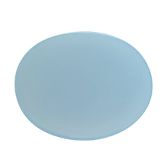 NATURAL CHALCEDONY FLAT OVAL CAB 22X17.50MM 7.35Cts.