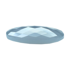 NATURAL CHALCEDONY BRIOLETTE CUSHION 20MM 14.67Cts.
