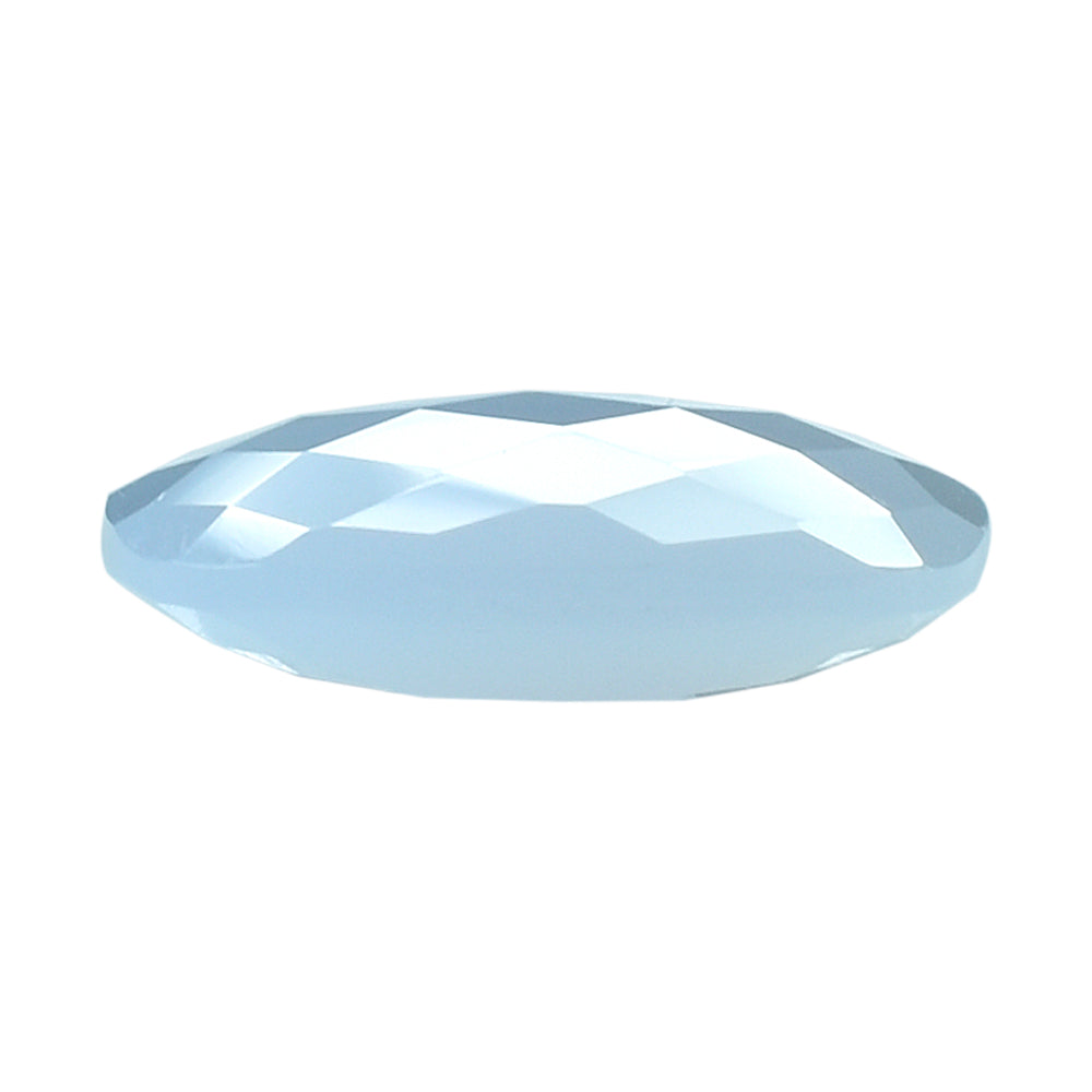 NATURAL CHALCEDONY BRIOLETTE CUSHION 15MM 7.75 Cts.