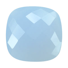 NATURAL CHALCEDONY BRIOLETTE CUSHION 15MM 7.75 Cts.