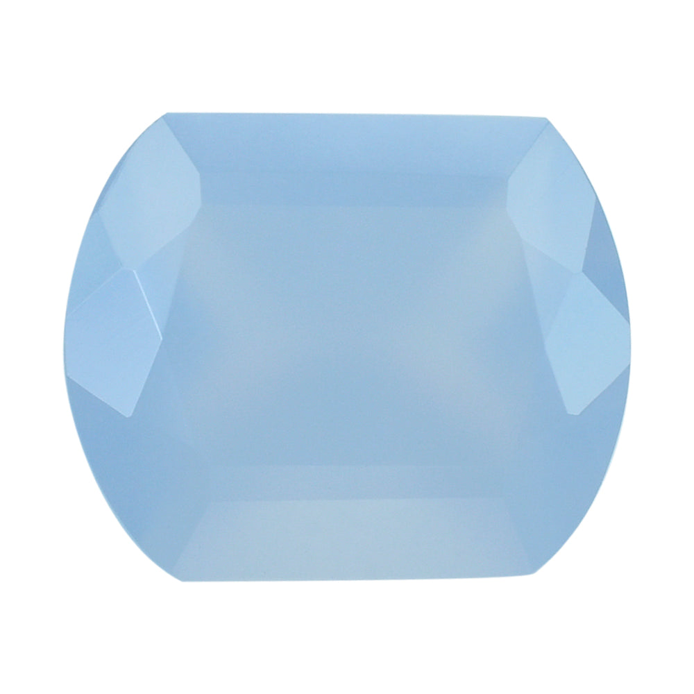 NATURAL CHALCEDONY CUT FANCY CUSHION 12X10MM 4.18Cts.
