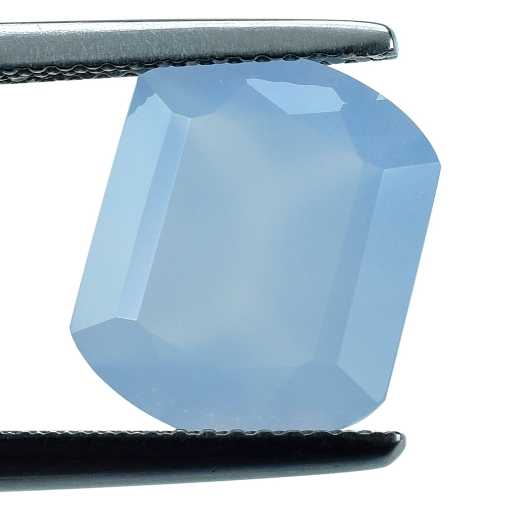 NATURAL CHALCEDONY CUT FANCY CUSHION 12X10MM 4.18Cts.