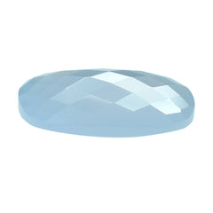 NATURAL CHALCEDONY BRIOLETTE CUSHION 18MM 12.44Cts.