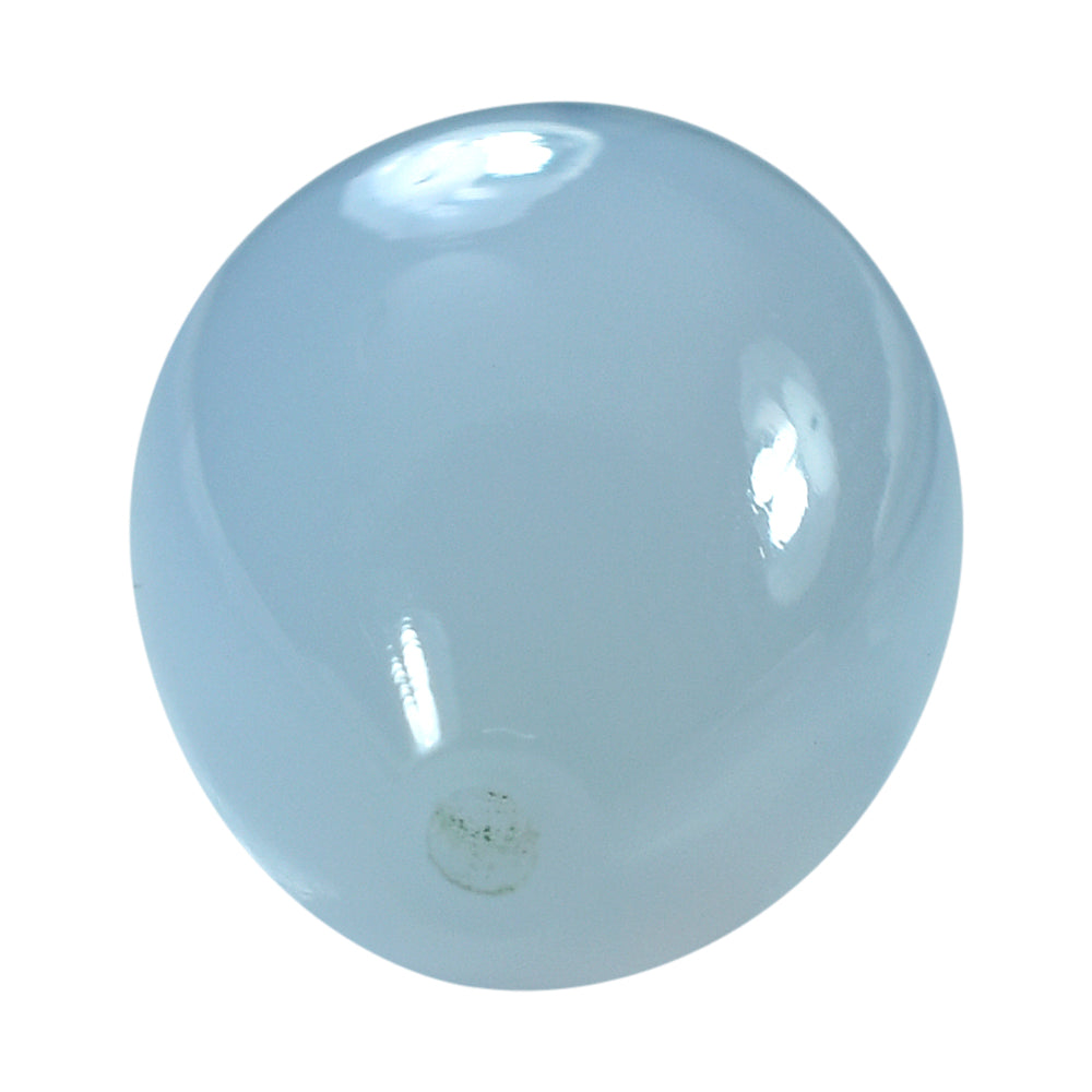 NATURAL CHALCEDONY PLAIN DROP (HALF DRILL) 16X11MM 12.68Cts.