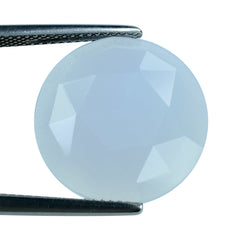 NATURAL CHALCEDONY BRIOLETTE ROUND 20MM 13.42Cts.
