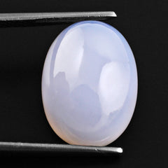 NATURAL CHALCEDONY OVAL CAB 18X13MM 12.55 Cts.