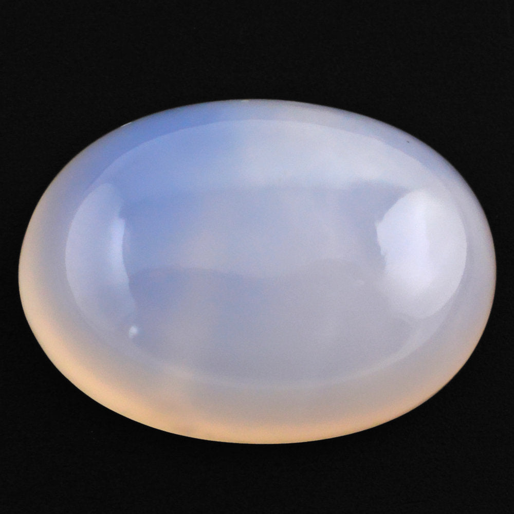 NATURAL CHALCEDONY OVAL CAB 18X13MM 13.17 Cts.