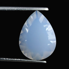 NATURAL CHALCEDONY CONCAVE PEAR (DES#145) 16X12MM 4.56 Cts.