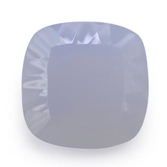 NATURAL CHALCEDONY CONCAVE CUSHION FLAT COIN (DES#144) 12MM 4.38 Cts.
