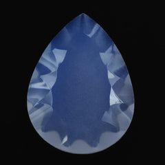 NATURAL CHALCEDONY CONCAVE PEAR (DES#145) 16X12MM 4.50 Cts.