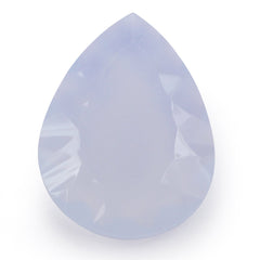 NATURAL CHALCEDONY CONCAVE PEAR (DES#145) 16X12MM 4.50 Cts.