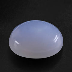 NATURAL CHALCEDONY PLAIN OVAL CAB 13X11MM 6.55 Cts.