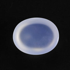NATURAL CHALCEDONY PLAIN OVAL CAB 11X9MM 3.42 Cts.