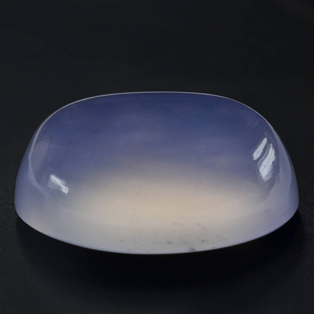 NATURAL CHALCEDONY PLAIN OVAL CAB 18X13MM 13.25 Cts.
