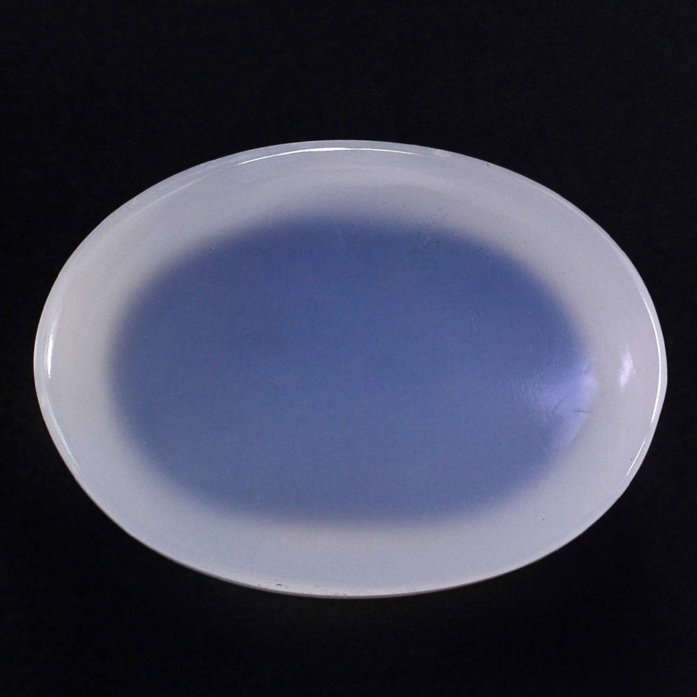 NATURAL CHALCEDONY PLAIN OVAL CAB 18X13MM 13.25 Cts.