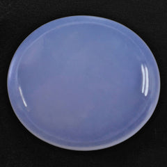NATURAL CHALCEDONY PLAIN OVAL CAB 18X16MM 12.08 Cts.
