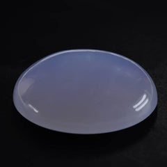 NATURAL CHALCEDONY PLAIN OVAL CAB 18X16MM 12.08 Cts.