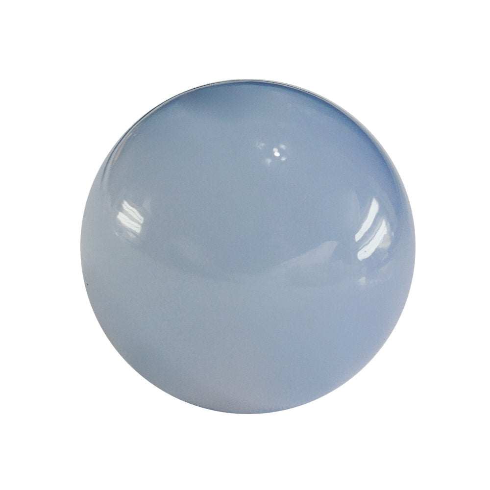 NATURAL BLUE CHALCEDONY ROUND BALL (TURKISH) (HALF DRILL) 14MM 18.78 Cts.