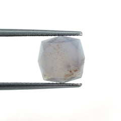 CHALCEDONY PARIABA (BLUE GREEN)(OPAQUE) TABLE CUT LONG FANCY OCTAGON CAB 10.00X10.00 MM 2.96 CTS