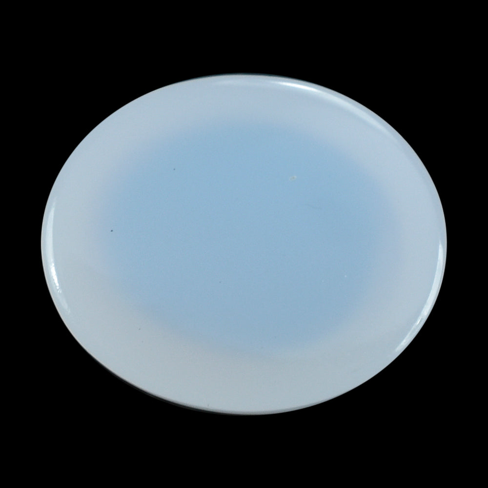 NATURAL CHALCEDONY OVAL CAB 13X11MM 6.46 Cts.