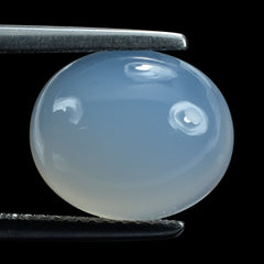 NATURAL CHALCEDONY OVAL CAB 13X11MM 6.46 Cts.