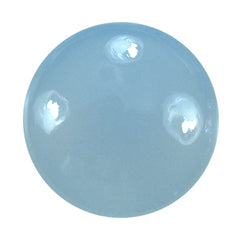 NATURAL CHALCEDONY LENTIL ROUND 9MM 2.27 Cts.