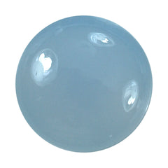 NATURAL CHALCEDONY LENTIL ROUND 9MM 2.27 Cts.